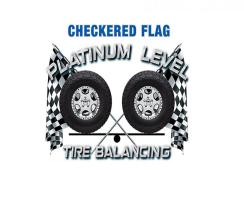 Checkered Flag Tire Beads