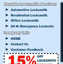 Locksmith Humble TX