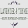 Lavender & Thyme: Holistic Skin Therapy + Apothecary