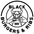 Black burger & Ribs